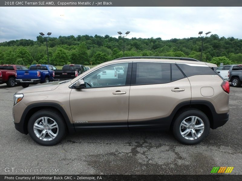 Coppertino Metallic / ­Jet Black 2018 GMC Terrain SLE AWD