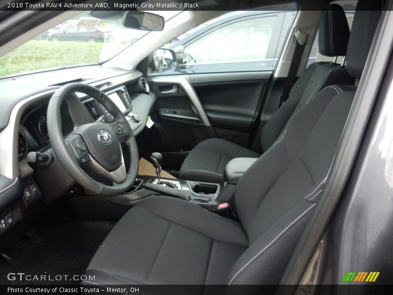 Magnetic Gray Metallic / Black 2018 Toyota RAV4 Adventure AWD