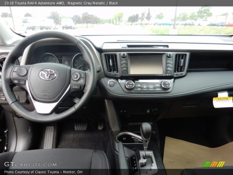 Magnetic Gray Metallic / Black 2018 Toyota RAV4 Adventure AWD