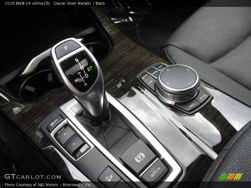 Glacier Silver Metallic / Black 2018 BMW X4 xDrive28i