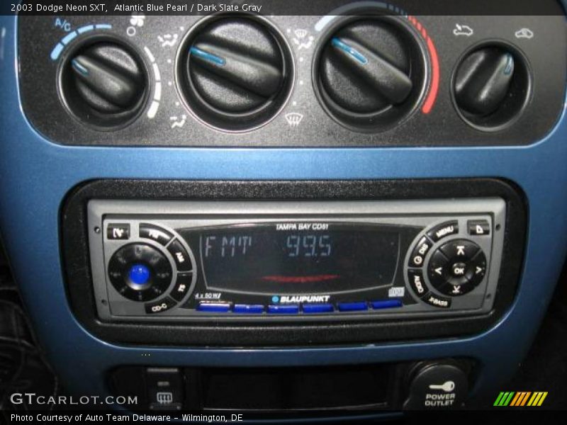 Atlantic Blue Pearl / Dark Slate Gray 2003 Dodge Neon SXT