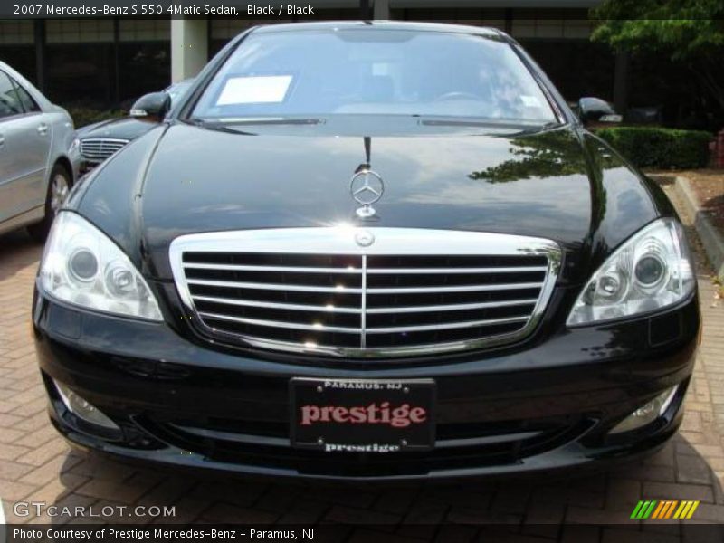 Black / Black 2007 Mercedes-Benz S 550 4Matic Sedan