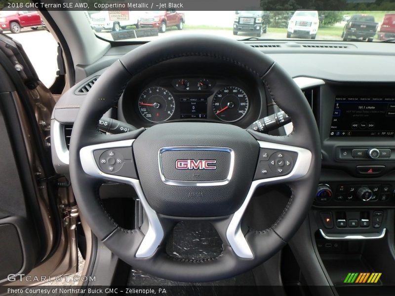 Coppertino Metallic / ­Jet Black 2018 GMC Terrain SLE AWD