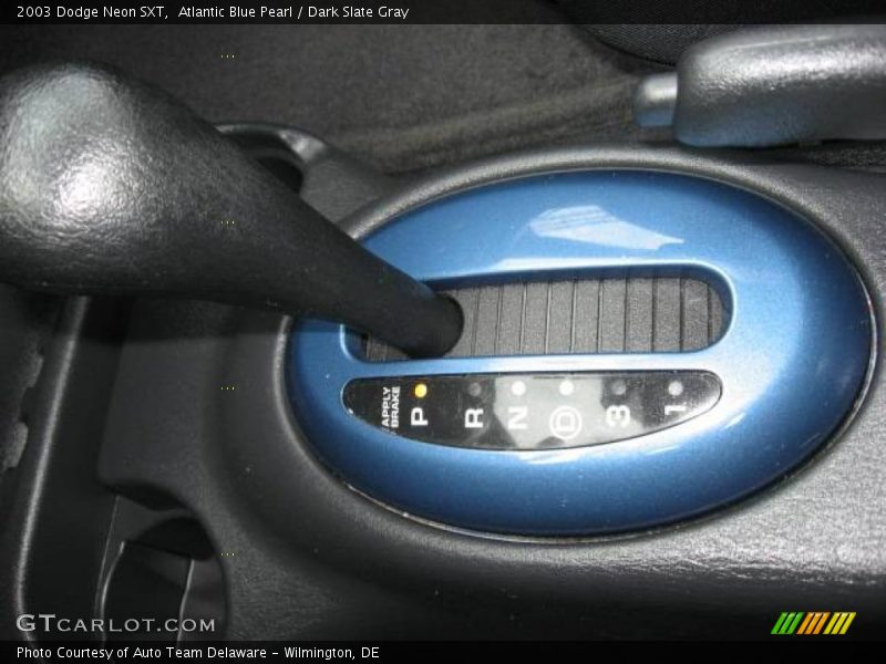 Atlantic Blue Pearl / Dark Slate Gray 2003 Dodge Neon SXT