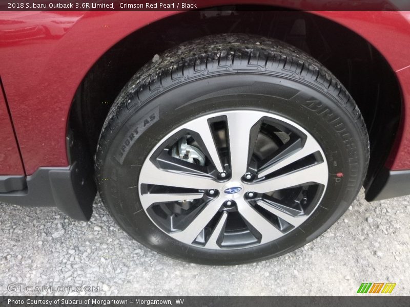 Crimson Red Pearl / Black 2018 Subaru Outback 3.6R Limited