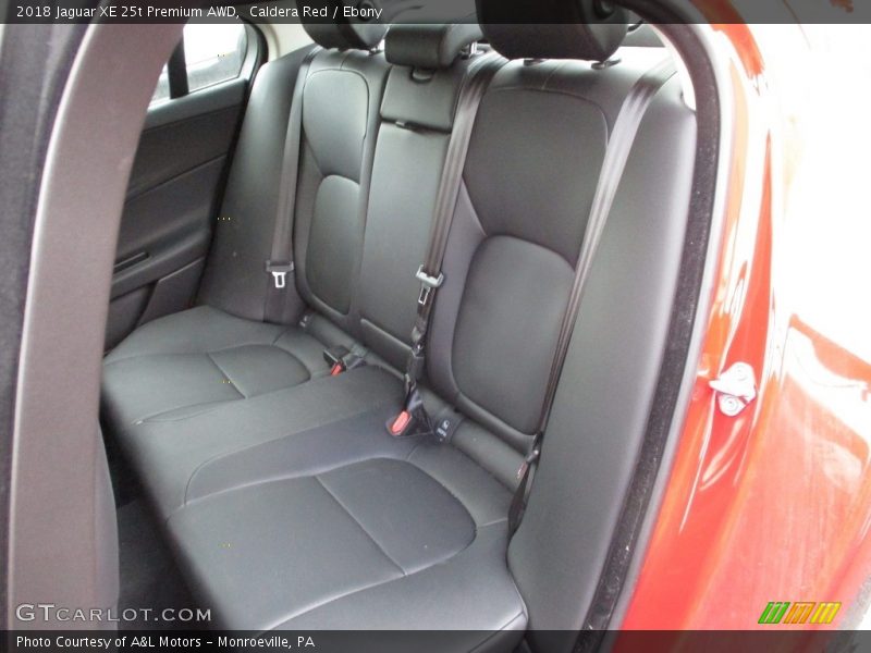 Rear Seat of 2018 XE 25t Premium AWD