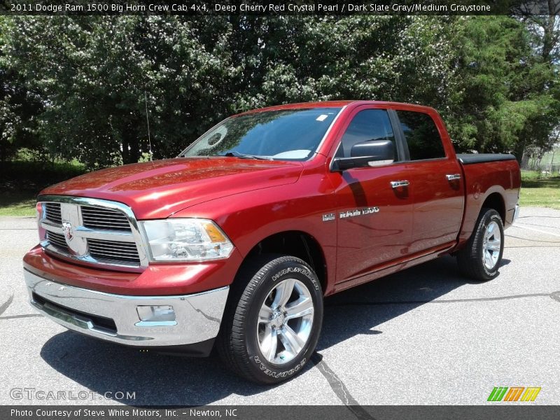 Deep Cherry Red Crystal Pearl / Dark Slate Gray/Medium Graystone 2011 Dodge Ram 1500 Big Horn Crew Cab 4x4
