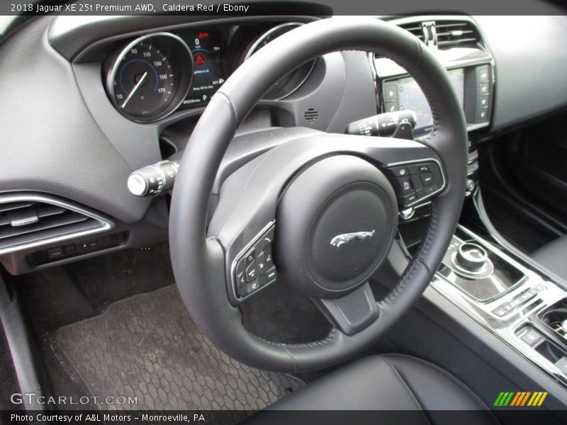  2018 XE 25t Premium AWD Steering Wheel