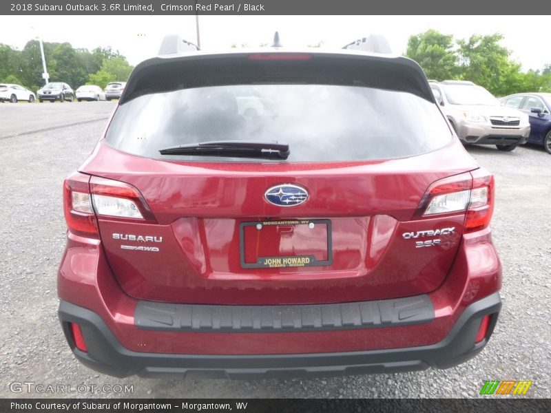 Crimson Red Pearl / Black 2018 Subaru Outback 3.6R Limited