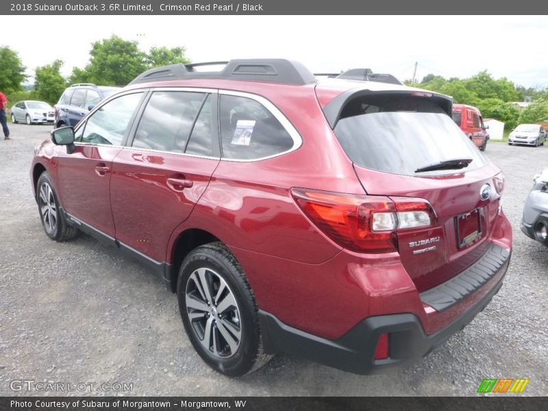 Crimson Red Pearl / Black 2018 Subaru Outback 3.6R Limited