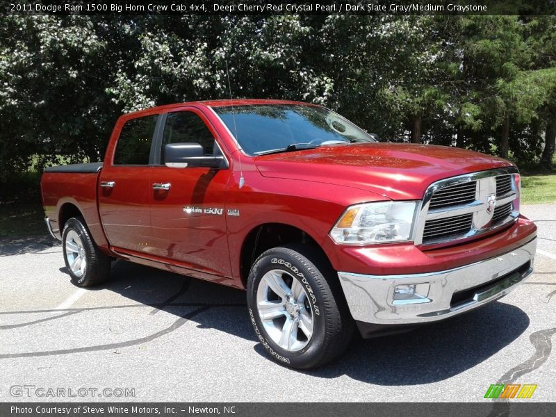 Deep Cherry Red Crystal Pearl / Dark Slate Gray/Medium Graystone 2011 Dodge Ram 1500 Big Horn Crew Cab 4x4