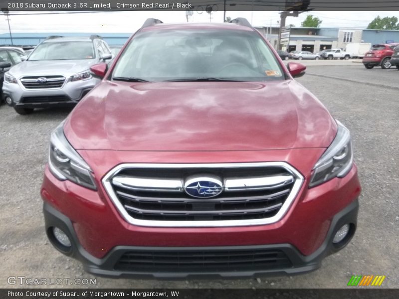 Crimson Red Pearl / Black 2018 Subaru Outback 3.6R Limited
