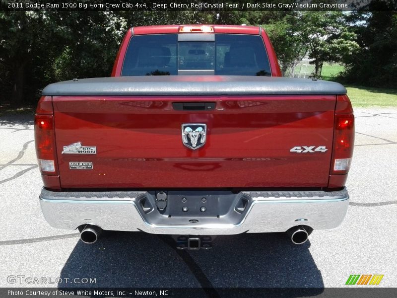 Deep Cherry Red Crystal Pearl / Dark Slate Gray/Medium Graystone 2011 Dodge Ram 1500 Big Horn Crew Cab 4x4