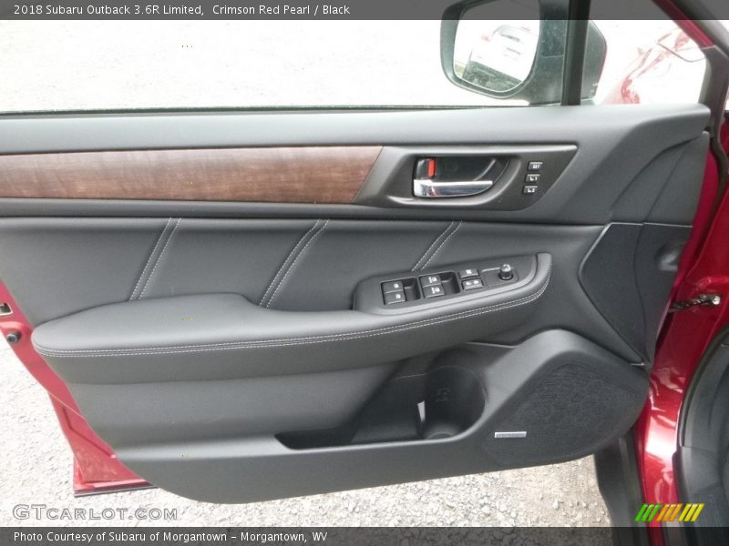 Crimson Red Pearl / Black 2018 Subaru Outback 3.6R Limited