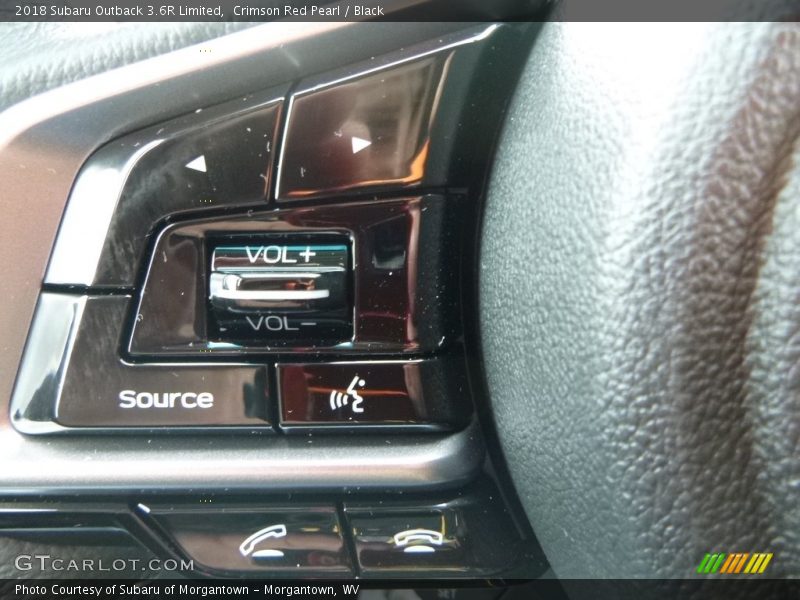 Crimson Red Pearl / Black 2018 Subaru Outback 3.6R Limited