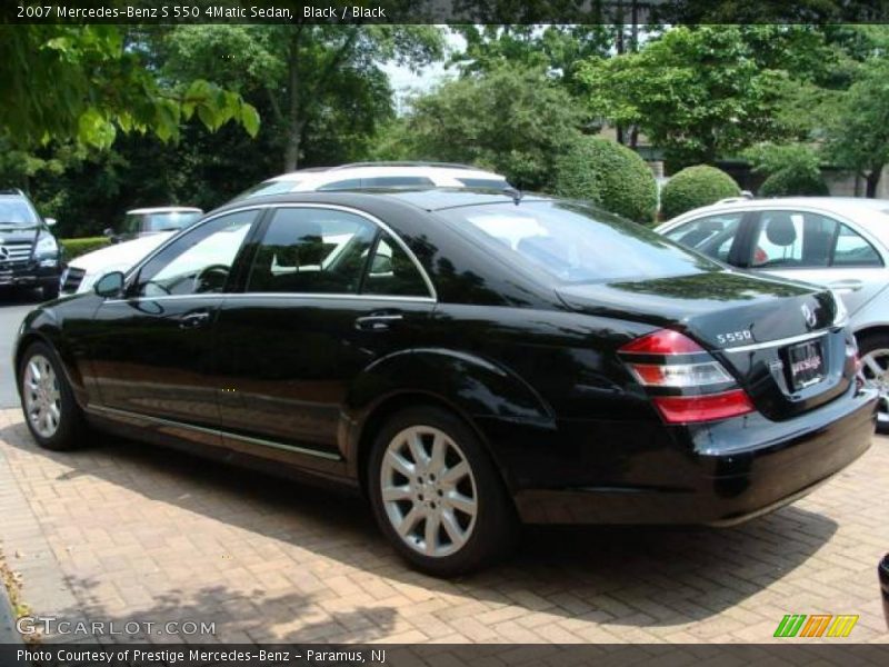 Black / Black 2007 Mercedes-Benz S 550 4Matic Sedan