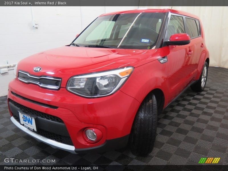 Inferno Red / Black 2017 Kia Soul +