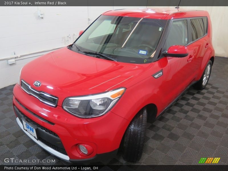 Inferno Red / Black 2017 Kia Soul +