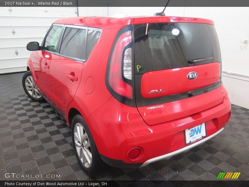 Inferno Red / Black 2017 Kia Soul +