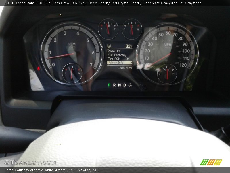 Deep Cherry Red Crystal Pearl / Dark Slate Gray/Medium Graystone 2011 Dodge Ram 1500 Big Horn Crew Cab 4x4