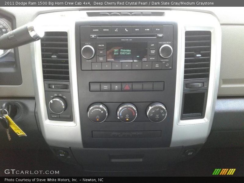 Deep Cherry Red Crystal Pearl / Dark Slate Gray/Medium Graystone 2011 Dodge Ram 1500 Big Horn Crew Cab 4x4