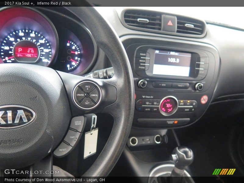 Inferno Red / Black 2017 Kia Soul +