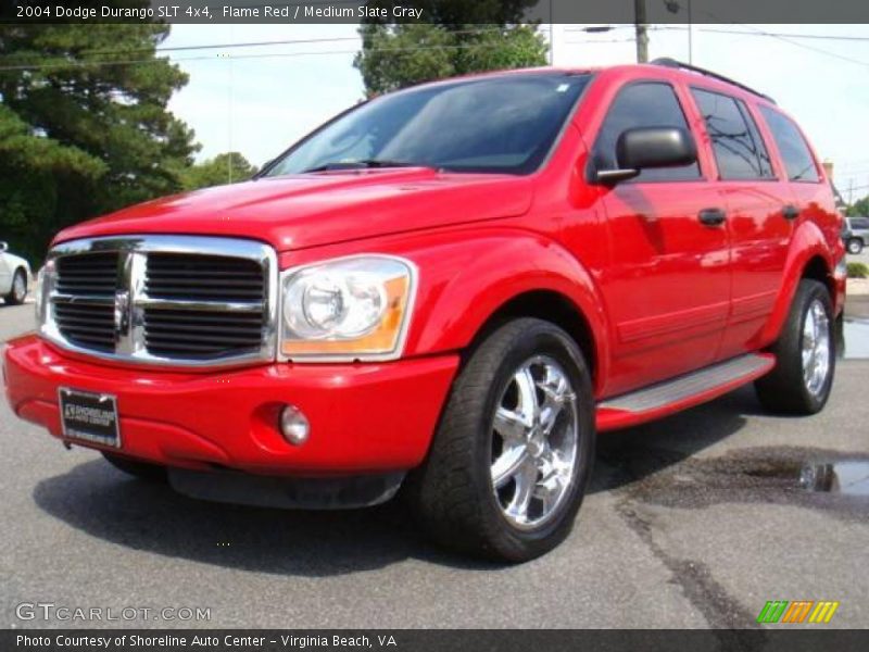 Flame Red / Medium Slate Gray 2004 Dodge Durango SLT 4x4