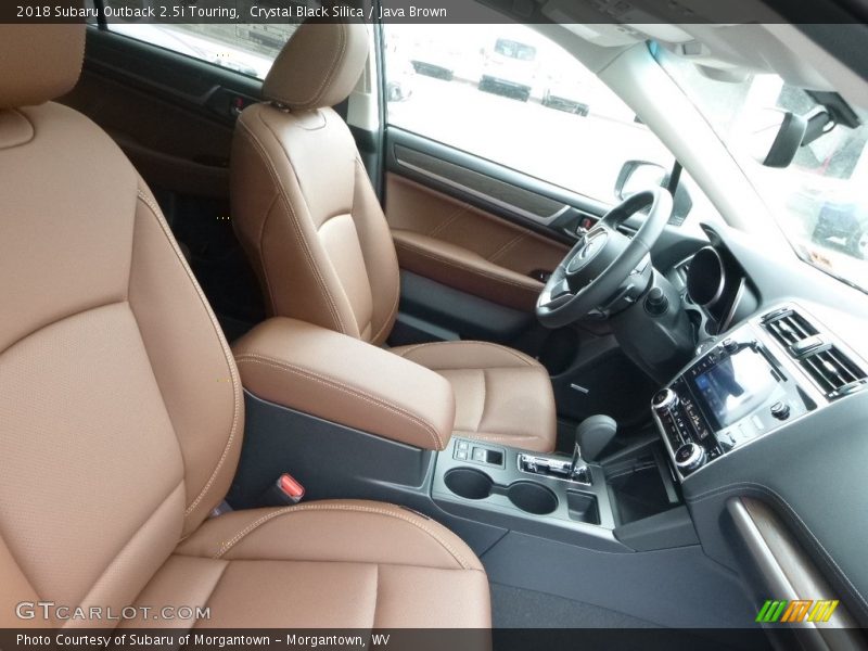 Crystal Black Silica / Java Brown 2018 Subaru Outback 2.5i Touring