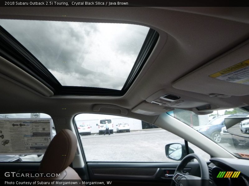 Crystal Black Silica / Java Brown 2018 Subaru Outback 2.5i Touring
