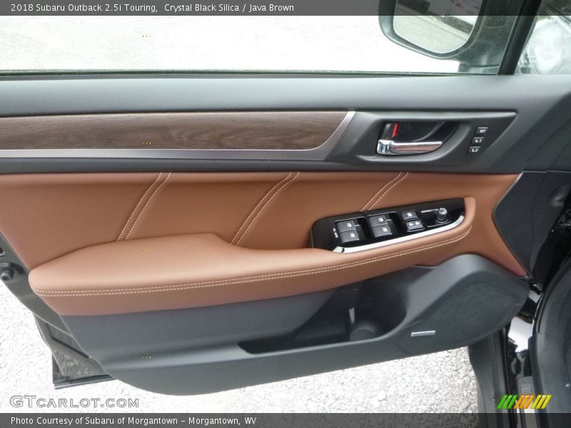 Crystal Black Silica / Java Brown 2018 Subaru Outback 2.5i Touring
