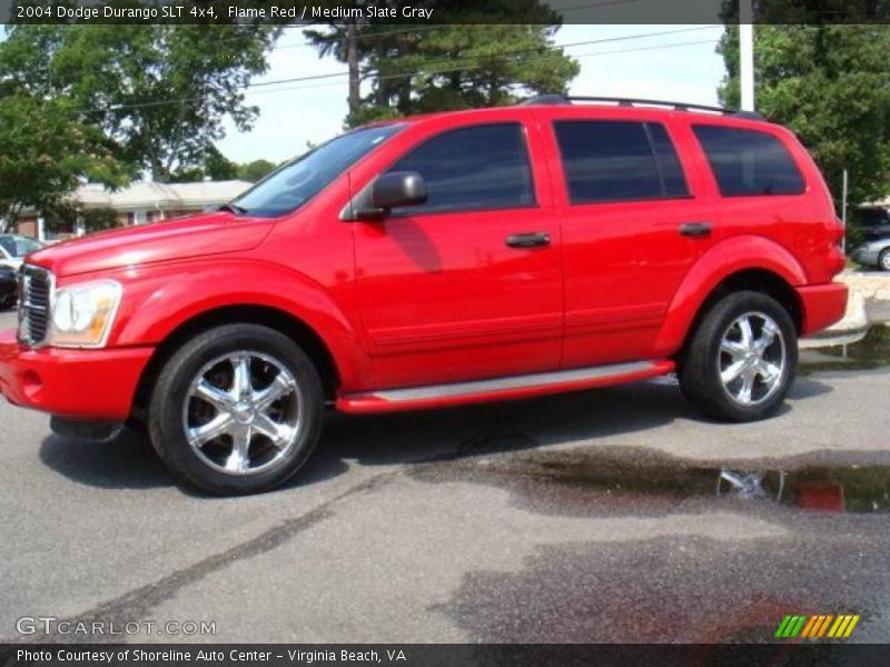 Flame Red / Medium Slate Gray 2004 Dodge Durango SLT 4x4