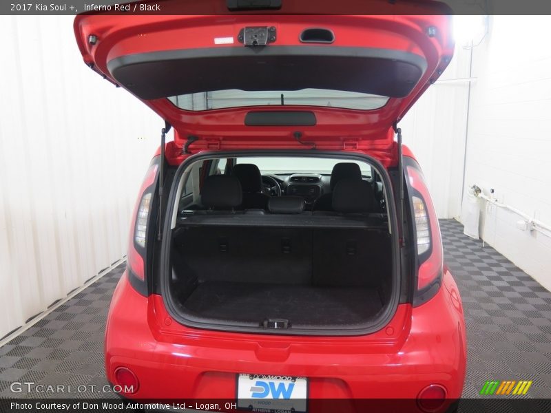 Inferno Red / Black 2017 Kia Soul +
