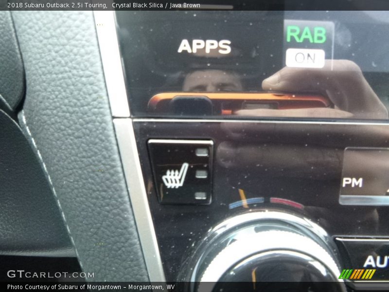 Crystal Black Silica / Java Brown 2018 Subaru Outback 2.5i Touring
