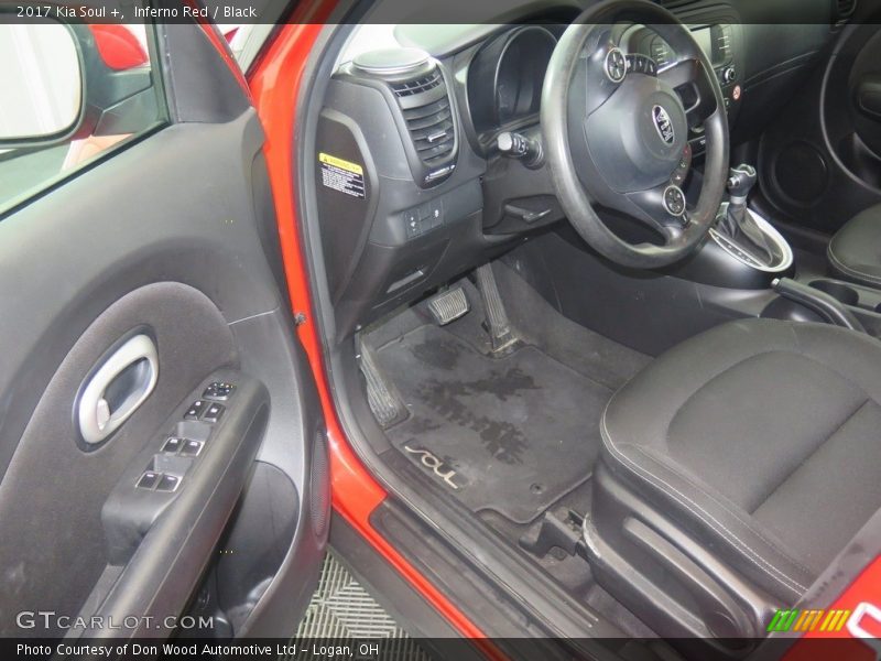 Inferno Red / Black 2017 Kia Soul +