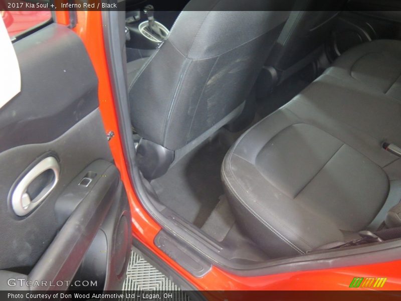 Inferno Red / Black 2017 Kia Soul +
