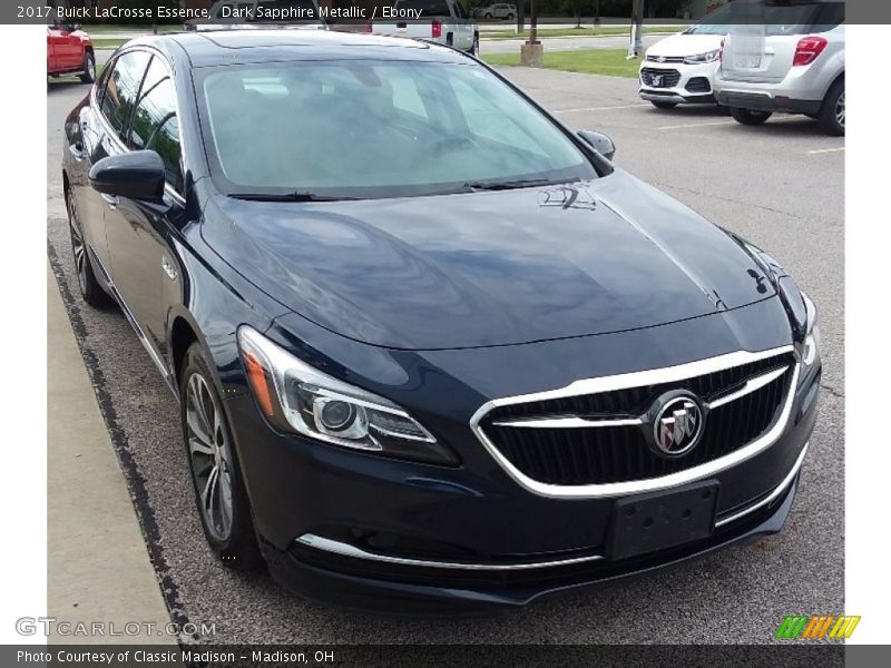 Dark Sapphire Metallic / Ebony 2017 Buick LaCrosse Essence