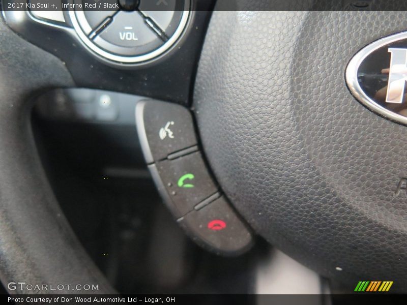 Inferno Red / Black 2017 Kia Soul +
