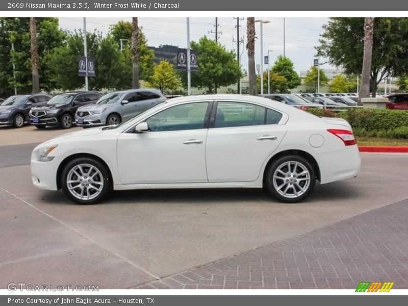 Winter Frost White / Charcoal 2009 Nissan Maxima 3.5 S