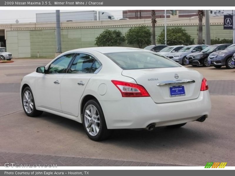 Winter Frost White / Charcoal 2009 Nissan Maxima 3.5 S