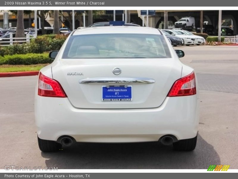 Winter Frost White / Charcoal 2009 Nissan Maxima 3.5 S