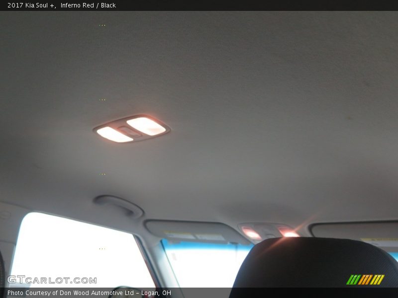 Inferno Red / Black 2017 Kia Soul +