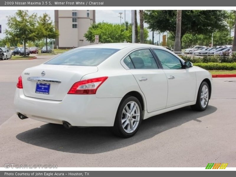 Winter Frost White / Charcoal 2009 Nissan Maxima 3.5 S