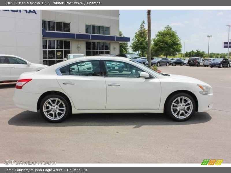 Winter Frost White / Charcoal 2009 Nissan Maxima 3.5 S