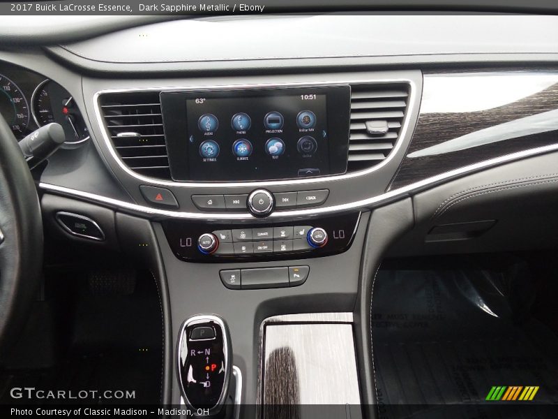 Dark Sapphire Metallic / Ebony 2017 Buick LaCrosse Essence