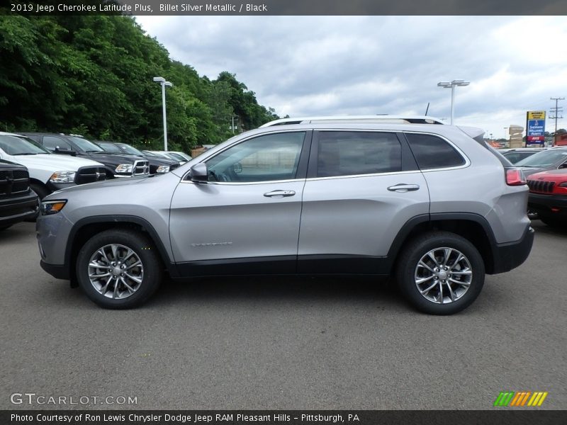 Billet Silver Metallic / Black 2019 Jeep Cherokee Latitude Plus