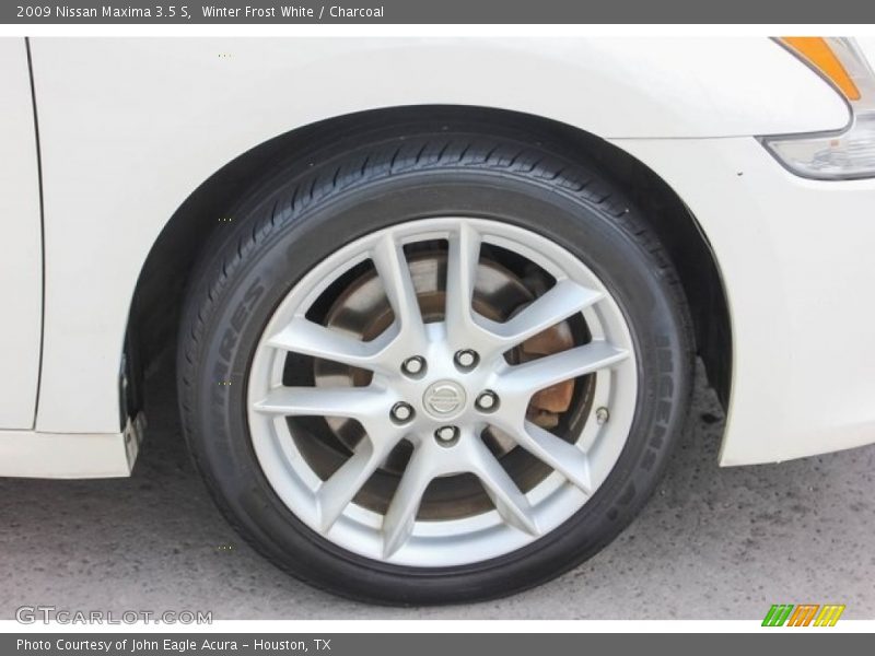 Winter Frost White / Charcoal 2009 Nissan Maxima 3.5 S