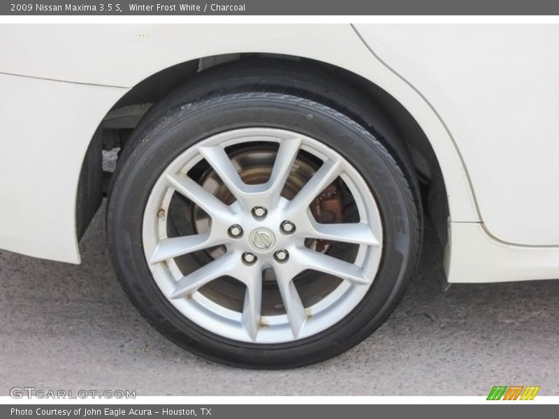 Winter Frost White / Charcoal 2009 Nissan Maxima 3.5 S