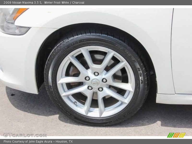 Winter Frost White / Charcoal 2009 Nissan Maxima 3.5 S