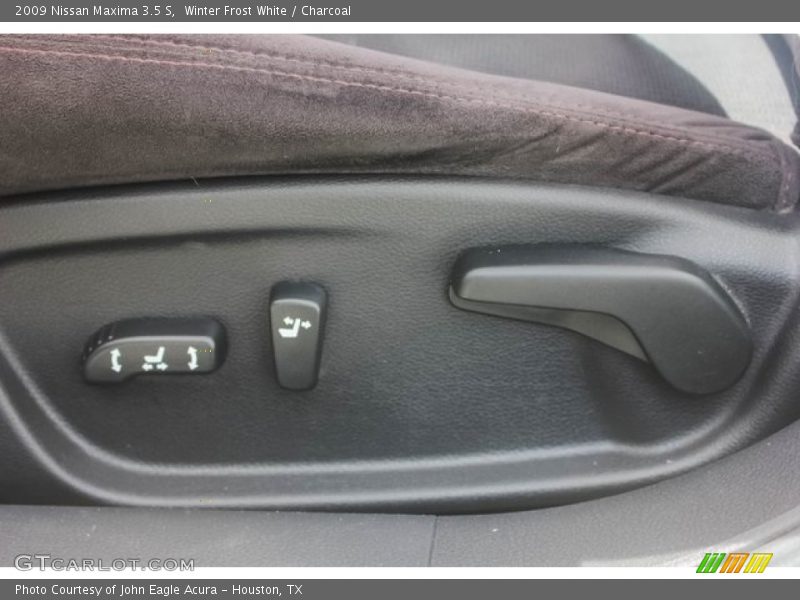 Winter Frost White / Charcoal 2009 Nissan Maxima 3.5 S