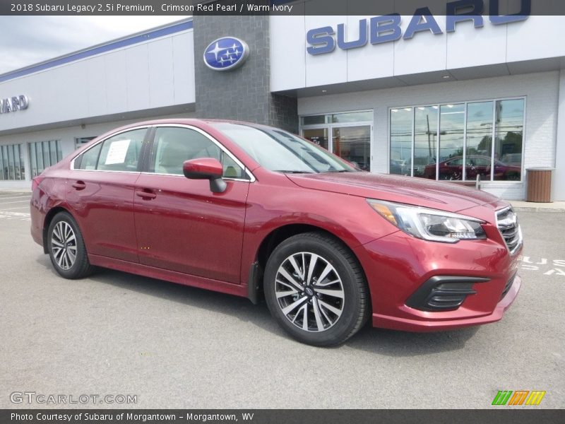 Crimson Red Pearl / Warm Ivory 2018 Subaru Legacy 2.5i Premium